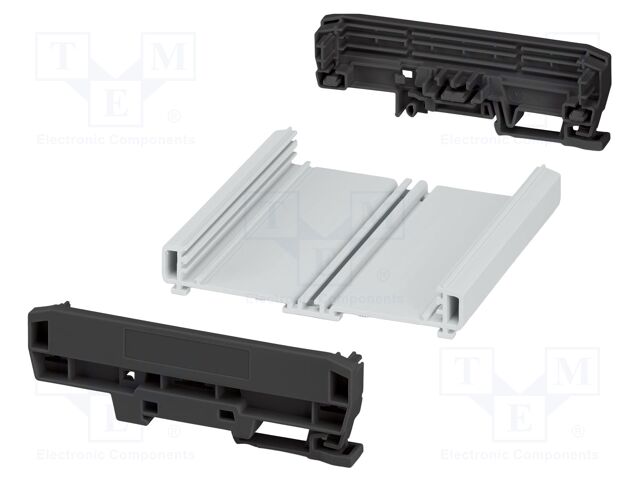 Enclosure: for DIN rail mounting; Y: 127.8mm; X: 123.8mm; UL94V-0