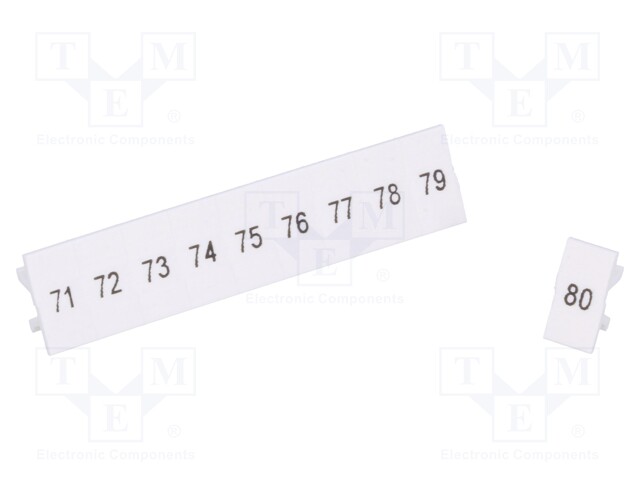 Marker; Width: 5mm; 71-80 marks