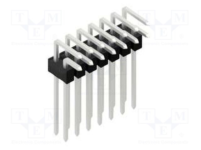 Connector: pin strips; pin header; male; PIN: 14; 2.54mm; THT; 2x7
