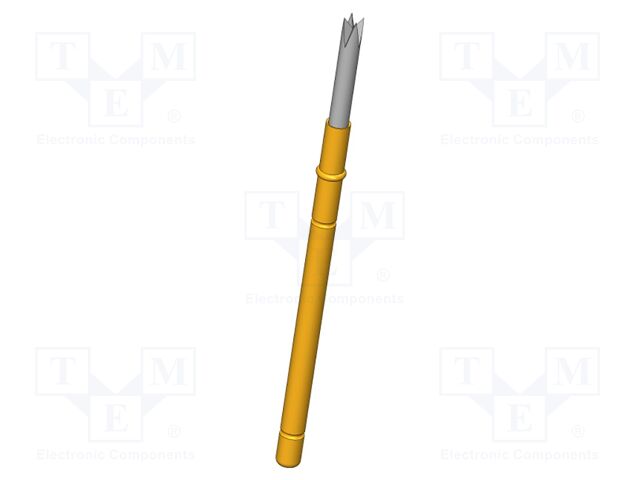 Test needle; Operational spring compression: 4mm; 5A; Ø: 1.3mm