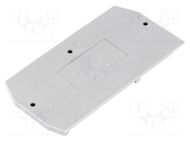 End plate; Application: WS-2.5; grey