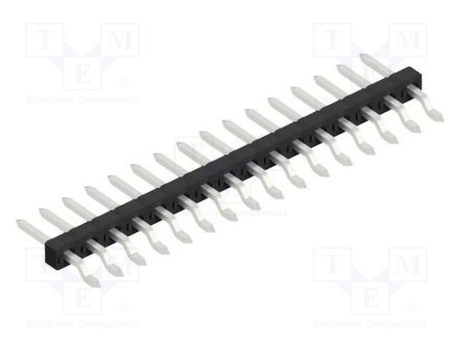 Connector: pin strips; pin header; male; PIN: 16; 2mm; SMT; 1x16