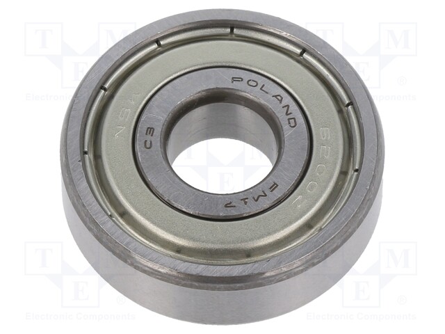 Bearing: ball; Øint: 10mm; Øout: 30mm; W: 9mm; bearing steel