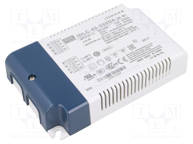 Power supply: switched-mode; Communication: DALI; LED; 33.25W