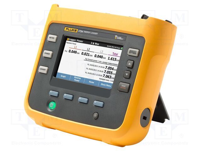 Three-phase power logger; Interface: Bluetooth,USB A,WiFi