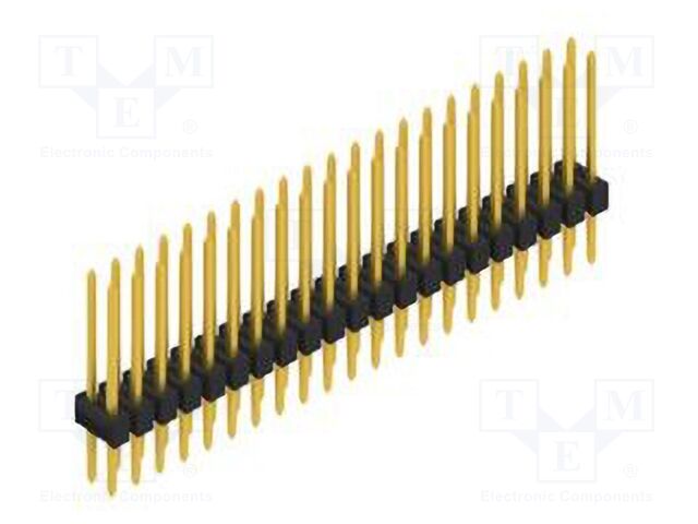 Connector: pin strips; pin header; male; PIN: 42; 2.54mm; THT; 2x21