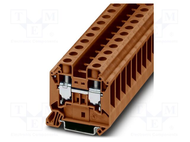 Splice terminal: rail; UT; PA; L: 54.4mm; terminals: 2; W: 12.2mm