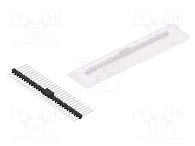 Connector: pin strips; pin header; male; PIN: 29; 2.54mm; SMT; 1x29