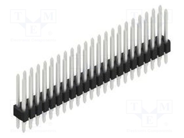 Connector: pin strips; pin header; male; PIN: 44; 1.27mm; THT; 2x22