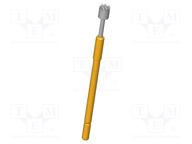Test needle; Operational spring compression: 4mm; 8A; Ø: 2.5mm