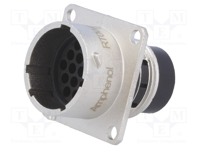 Connector: circular; Series: RT360; socket; male; PIN: 19; IP67