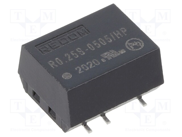 Converter: DC/DC; 0.25W; Uin: 4.5÷5.5V; Uout: 5VDC; Iout: 50mA; SMD