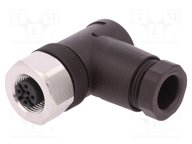 Plug; M12; PIN: 5; female; A code-DeviceNet / CANopen; for cable