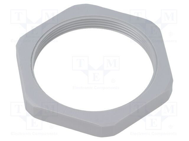 Nut; M50; 60mm; light grey; -40÷100°C; Thread: metric; Pitch: 1.5