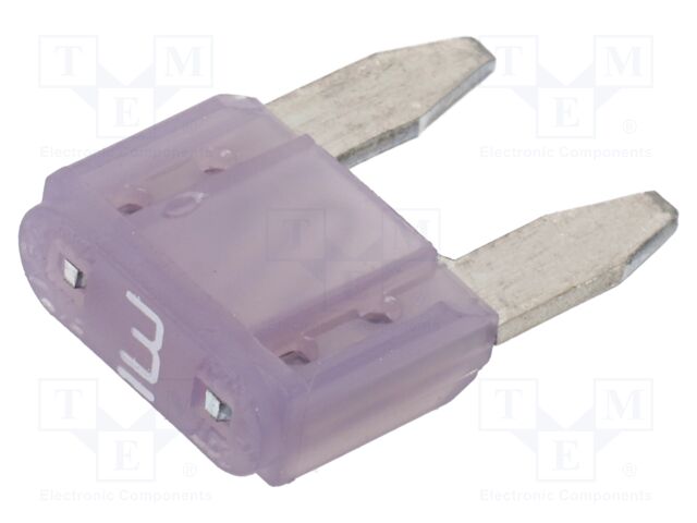 Fuse: fuse; 3A; 32VDC; medium time-lag; automotive; 10.9x8.8x3.8mm
