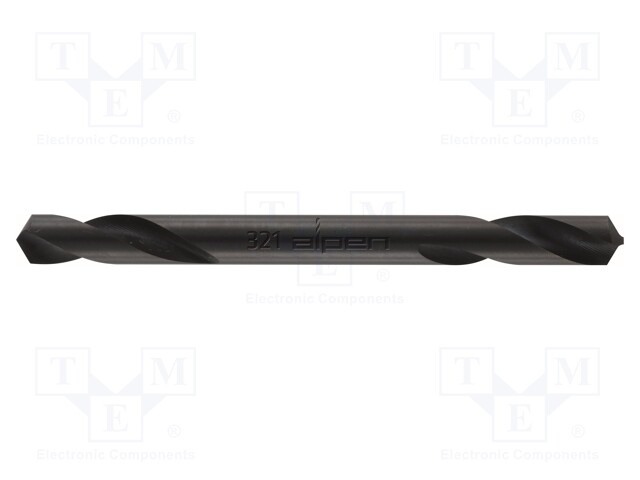 Drill bit; for metal; Ø: 5.1mm; L: 62mm; Working part len: 20mm