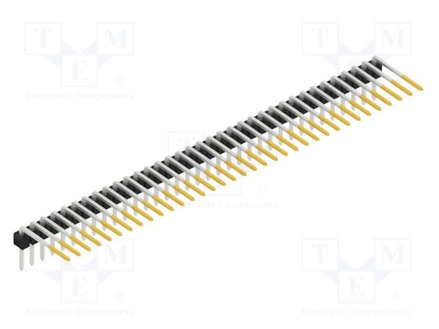 Connector: pin strips; pin header; male; PIN: 35; 2.54mm; THT; 1x35