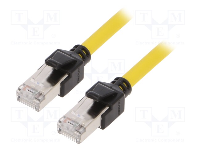 Connection lead; IP20; 30VDC; 1A; 0.5m; Series: XS6; -25÷75°C