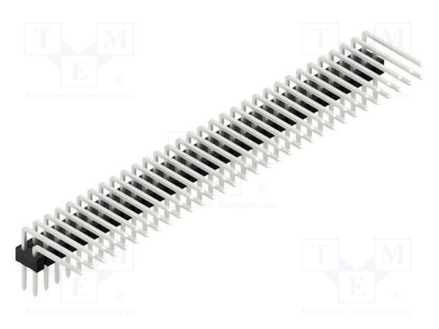 Connector: pin strips; pin header; male; PIN: 64; 2.54mm; THT; 2x32