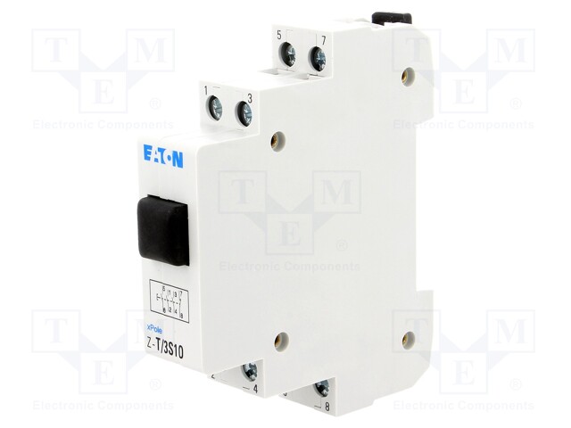 Module: pushbutton switch; 16A; Mounting: DIN; IP40; 230VAC