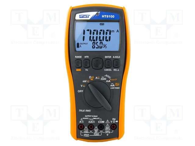 Multimeter calibrator; LCD; VDC: 50mV,500mV,5V,50V,500V,1kV