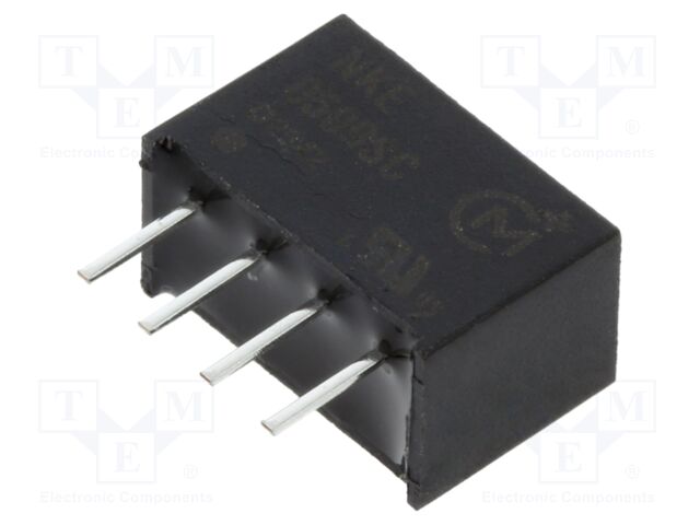 Converter: DC/DC; 1W; Uin: 4.5÷5.5V; Uout: 9VDC; Iout: 111mA; SIP