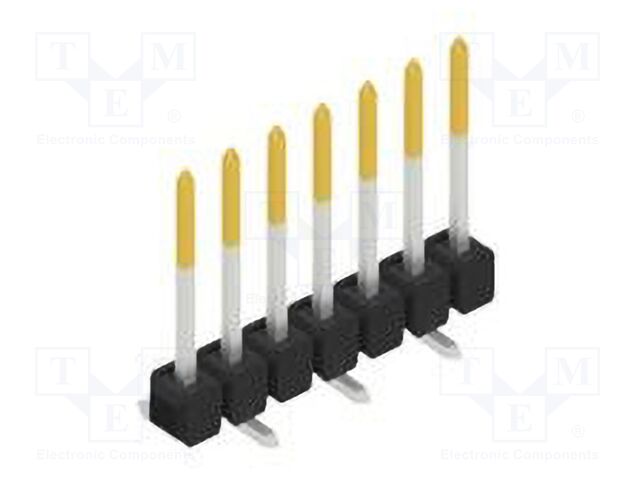 Connector: pin strips; pin header; male; PIN: 7; 2.54mm; SMT; 1x7