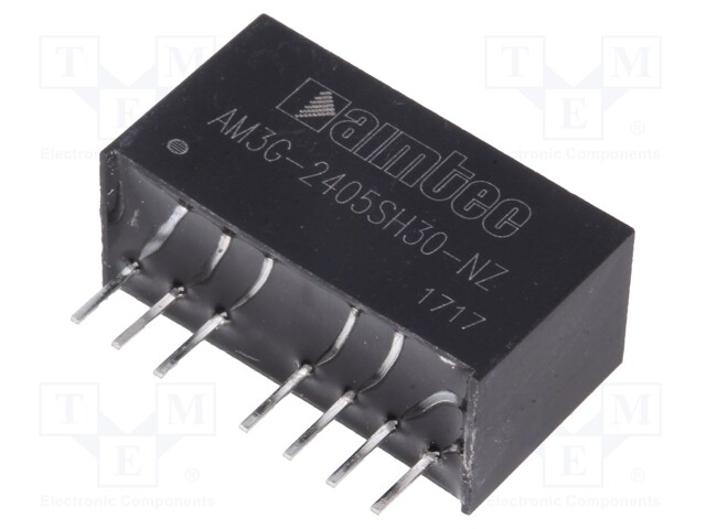 Converter: DC/DC; 3W; Uin: 18÷36V; 5VDC; Iout: 600mA; SIP8; 4.9g