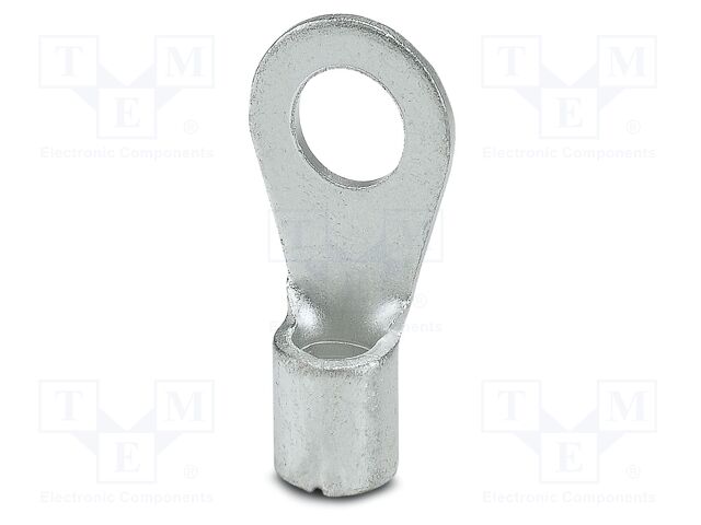 Non-insulated; Body: silver; Tip: ring