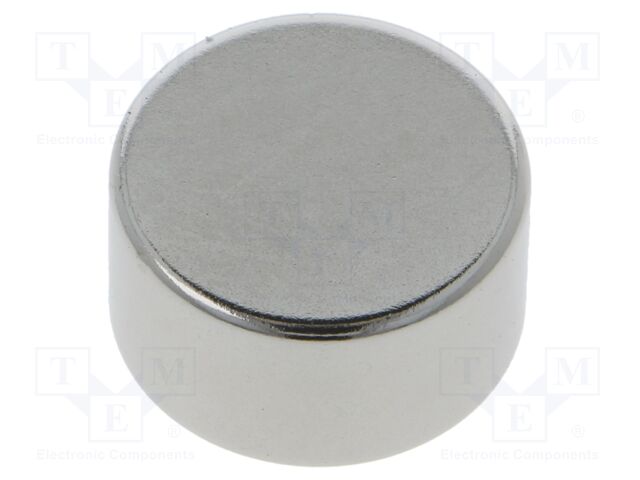 Magnet: permanent; neodymium; 135N; Ø: 23mm; H: 12mm