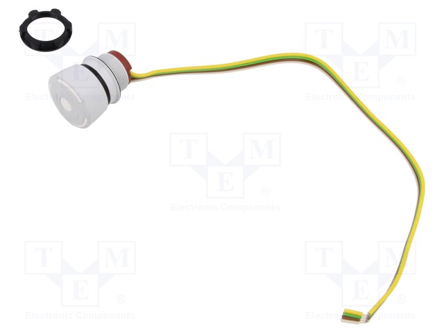 Switch: emergency stop; Stabl.pos: 2; NC x2; 22mm; light grey