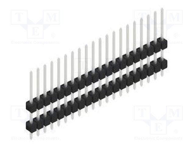 Connector: pin strips; pin header; male; PIN: 20; 2.54mm; THT; 1x20