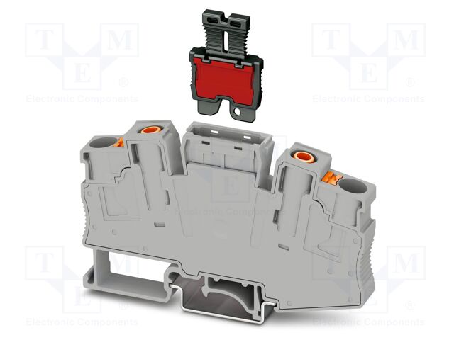 Splice terminal: rail; 32A; 1kV; push-in; PA; L: 63.1mm; 0.5÷10mm2