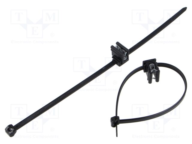 Cable tie; with fixing lugs,with fixing for edges