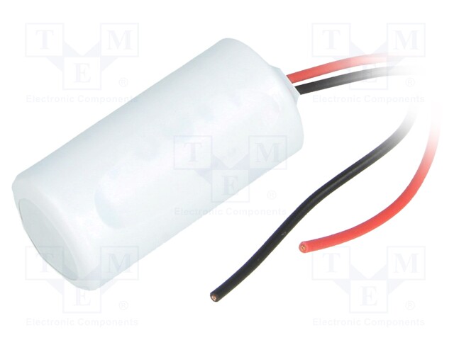 Battery: lithium; 3.6V; 17335,2/3A; cables; Body dim: Ø16.5x33.4mm