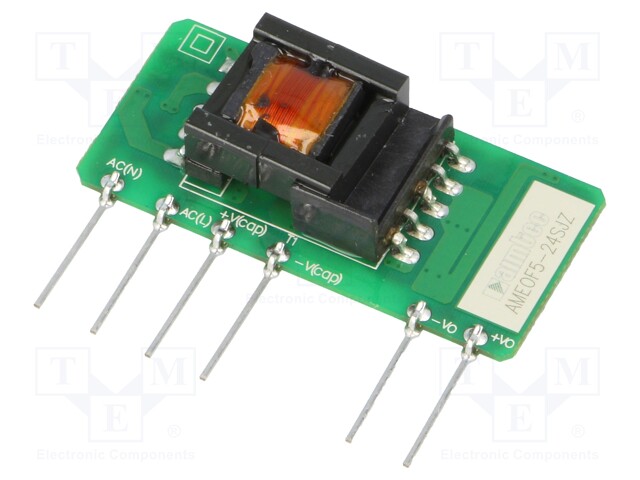 Converter: AC/DC; 5W; Uout: 24VDC; Iout: 210mA; 79%; Mounting: PCB