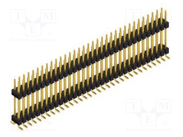 Connector: pin strips; pin header; male; PIN: 66; 2.54mm; SMT; 2x33