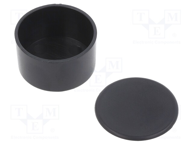 Enclosure: for alarms; Z: 14mm; ABS; black; Ø: 24.8mm