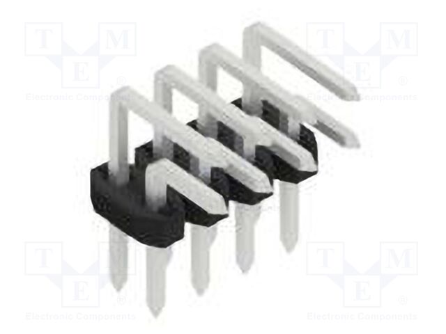 Connector: pin strips; pin header; male; PIN: 8; 2mm; THT; 2x4; 100V