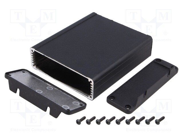 Enclosure: shielding; X: 104mm; Y: 120mm; Z: 32mm; aluminium; black