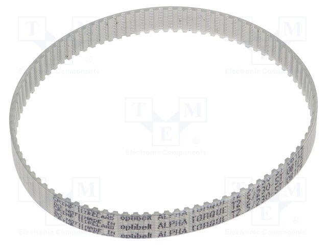 Timing belt; T2.5; W: 8mm; H: 1.3mm; Lw: 230mm; Tooth height: 0.7mm