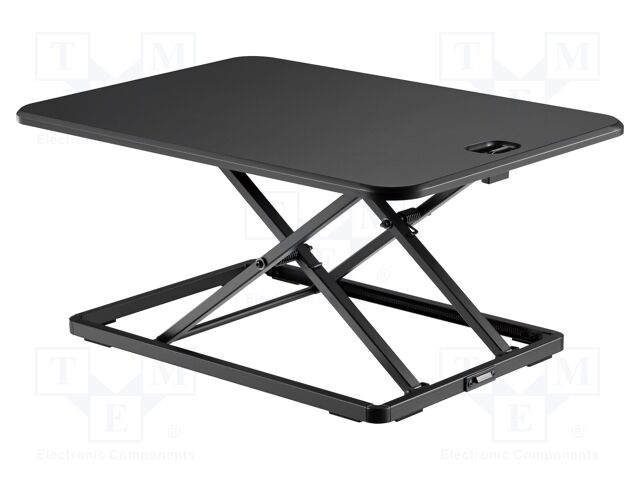 Monitor stand; 8kg; black; MDF,metal,plastic; 670x470x45mm