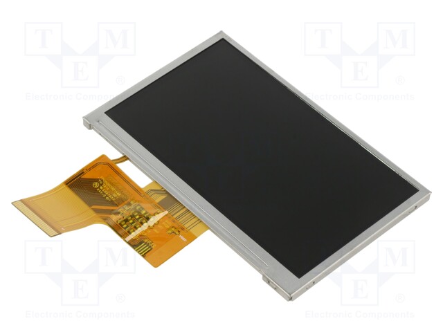 Display: TFT; 4.3"; 480x272; Illumin: LED; Dim: 105.5x67.2x3.5mm