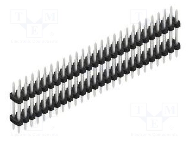 Connector: pin strips; pin header; male; PIN: 52; 2mm; THT; 2x26