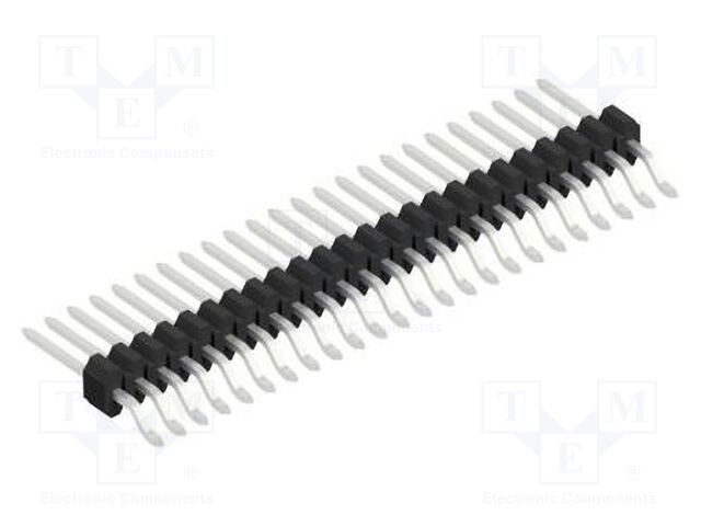 Connector: pin strips; pin header; male; PIN: 24; 1.27mm; SMT; 1x24