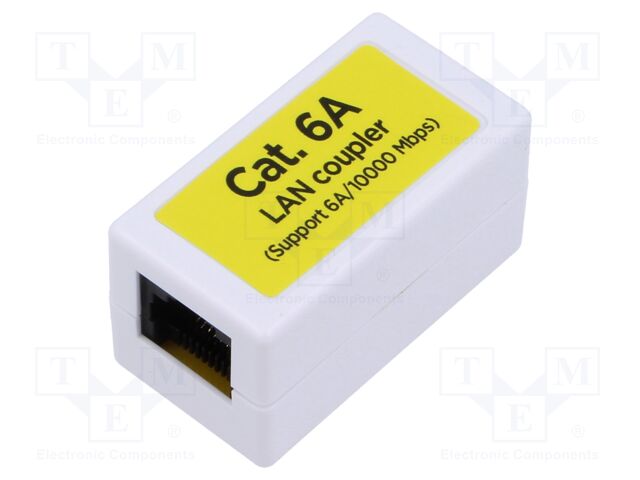RJ 45 coupler; Cat: 6; connection 1: 1