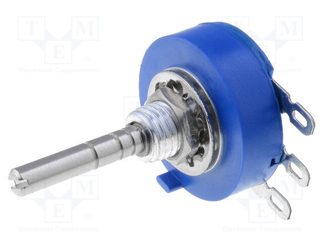 Potentiometer: shaft; single turn; 1kΩ; 2W; ±10%; 3.18mm; linear
