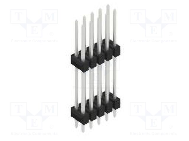 Connector: pin strips; pin header; male; PIN: 10; 2.54mm; THT; 2x5
