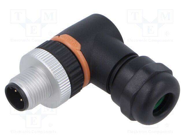 Connector: M12; plug; PIN: 5; male; A code-DeviceNet / CANopen