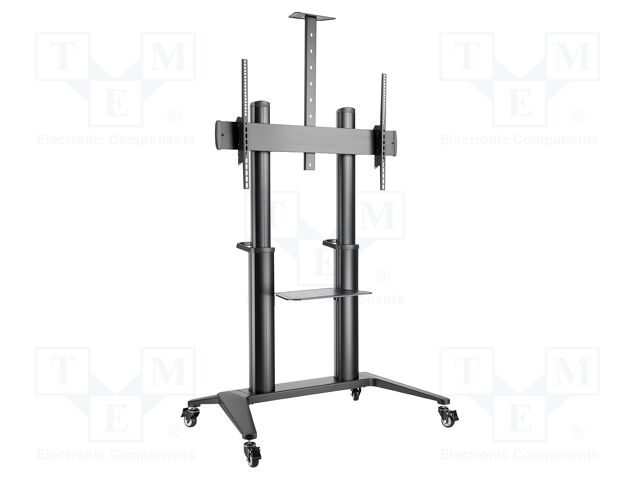 Stand; 140kg; 70÷120"; black; Dim: 1250x760x2333mm; monitor x1